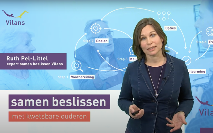 Video Gespreksmodel samen beslissen met kwetsbare ouderen